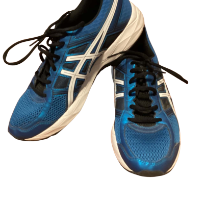 Asics Mens sports runners Size 10 Blue / Teal 