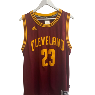 Lebron James Jersey Size L Maroon/Yellow