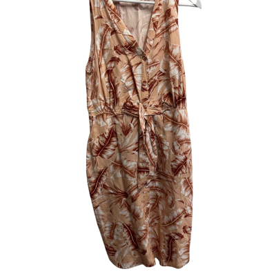 Witchery Womens Dress  Size 16 Brown / Cream / Floral / White 