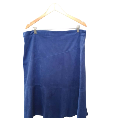 Noni B Womens  Size 16 Midi Skirt Navy Blue 