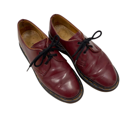 Dr Martens 1461 3 Eye Shoes in Cherry Red UK Size 4