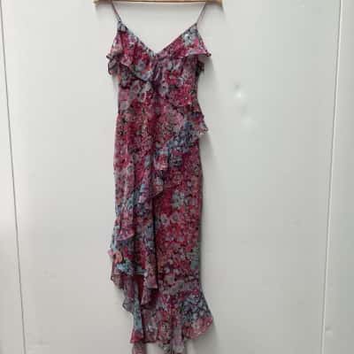NEW - Zara Floral Shoestring Strap Dress Size XS