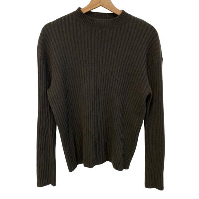 Assembly Label Womens  Size 8 Crew Neck Knit Jumper Green / Olive 