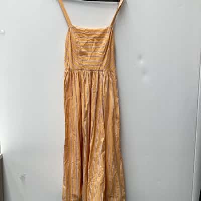 Urban Outfitters Womens  Size M Casual Dress Striped / Yellow 