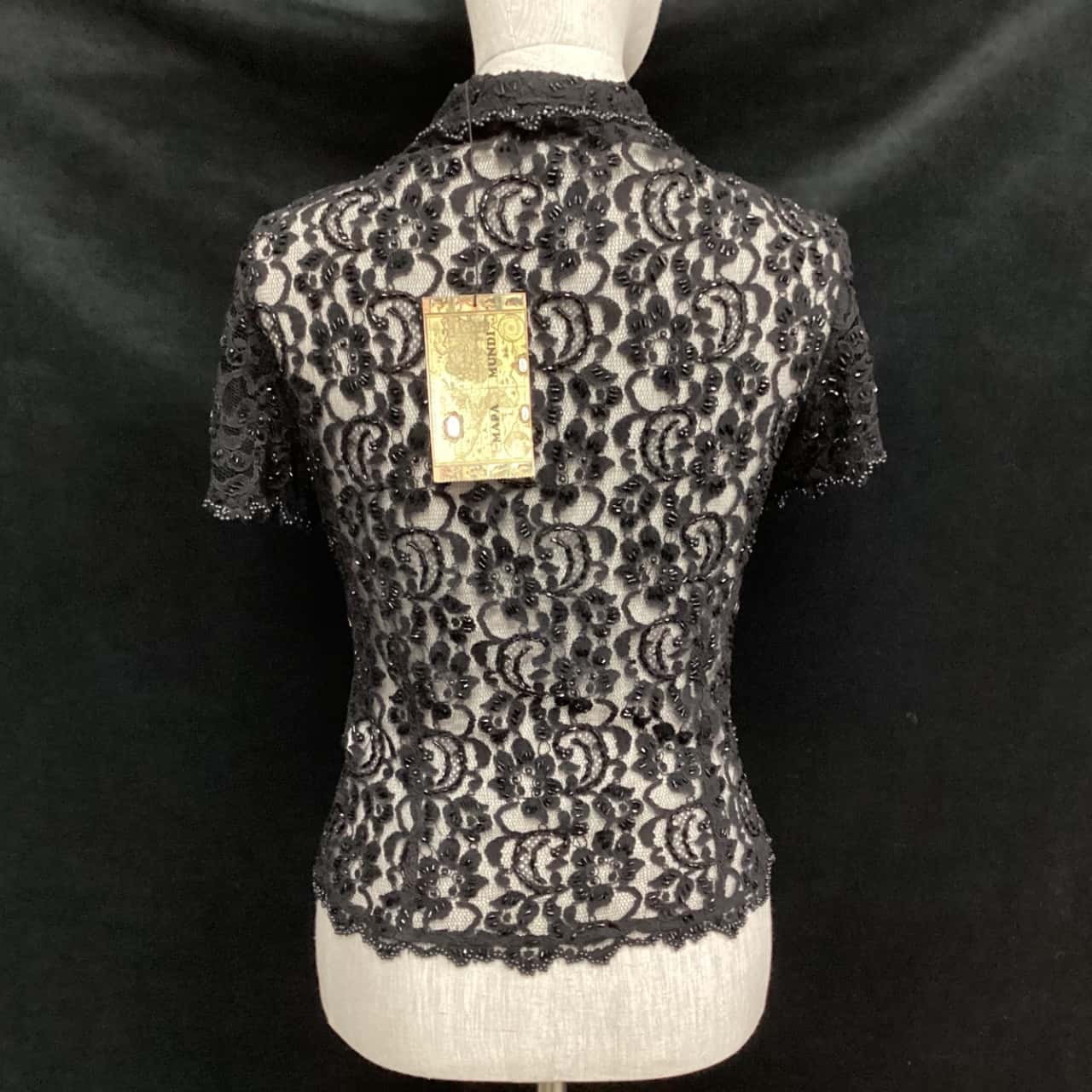 Mapa Mundi Ibiza Lace Size M Short Sleeve Black (s) - New With Tags ...