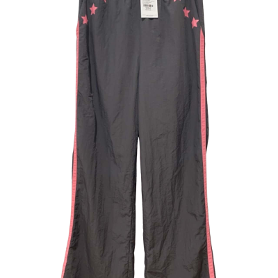 Ed Hardy Womens  Size XS Wide Leg Pants Grey / Pink  