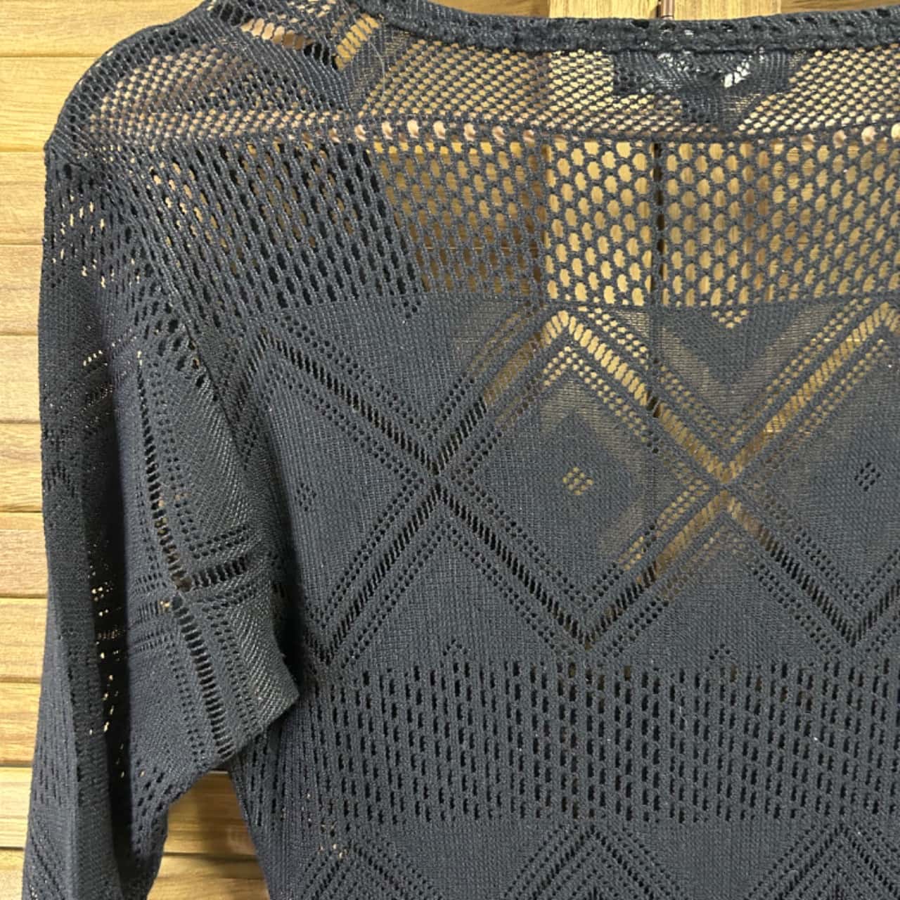 Zimmermann Black Crochet Dress Size 3(s)