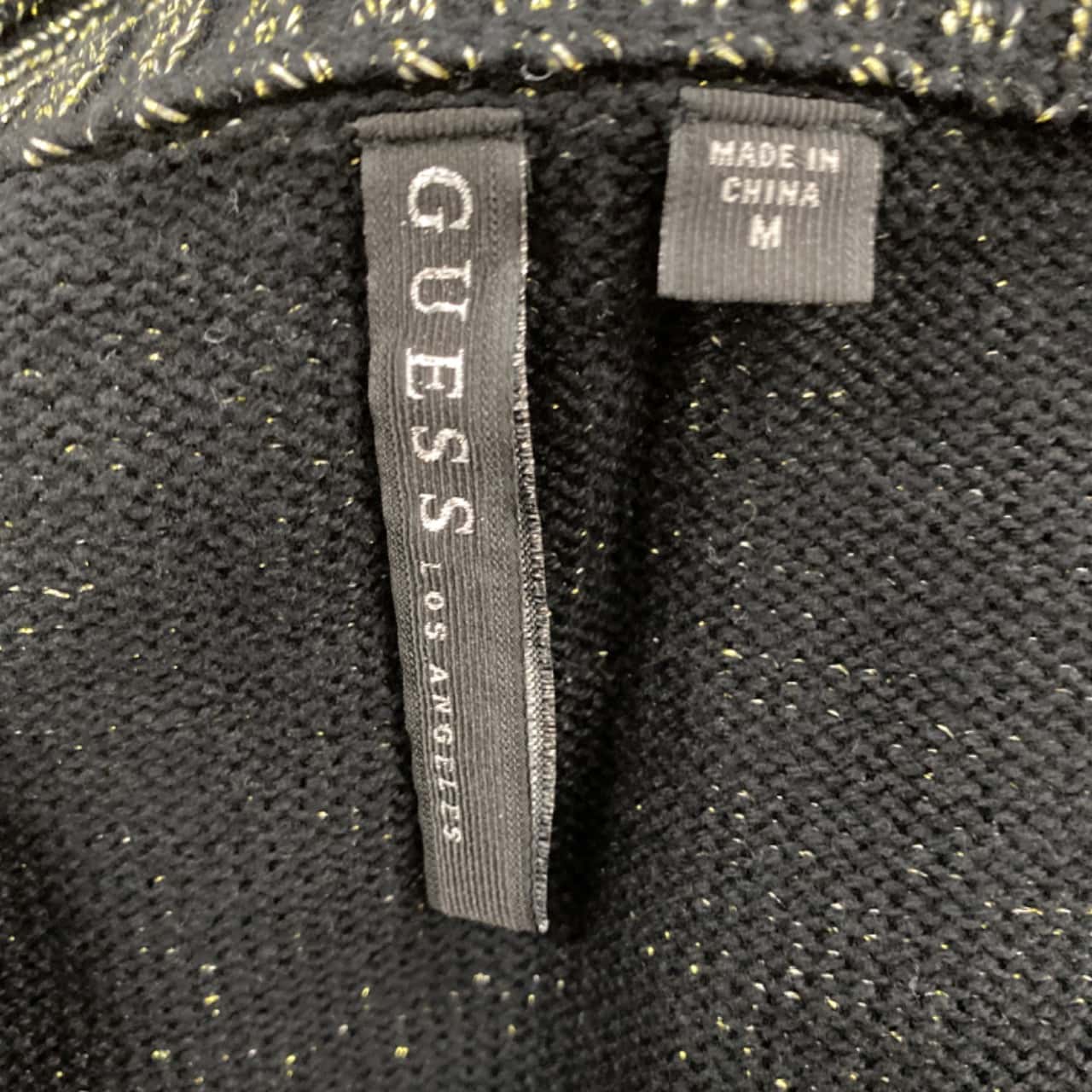 Guess Womens Size M Jumpers Black / Gold (s)