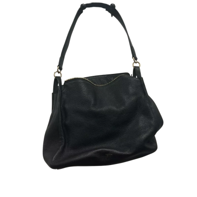 Oroton Womens Leather Handbag Black  