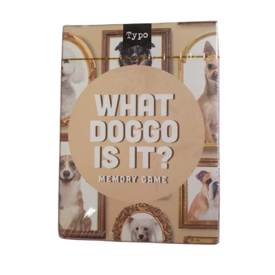 Typo What Doggo Is It? Memory Game - New Sealed