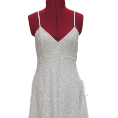 Dotti Womens  Size 10 Mini Dress Off White 