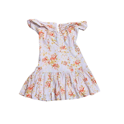 BNWT Pepper Mayo Aries Off Shoulder Linen Floral Mini Dress Size 8