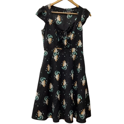 Dangerfield Black Purrmaid Dress Size 8