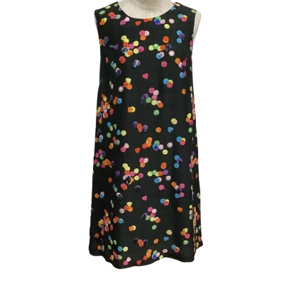 Gorman Confetti  Size 10 Sleeveless Dress  Black  / Multicoloured 