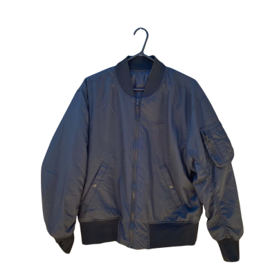 Unisex Nike Size M Reversible Bomber Jacket Black  / White 