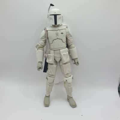 Star Wars Boba Fett White Figure Black Series 2020 (Loose)(Missing Parts)