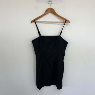 Dazie Black Morley Tailored Mini Dress  Size 14 