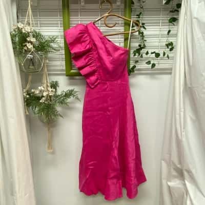 AJE Womens  Size 8 Formal Dress Pink  