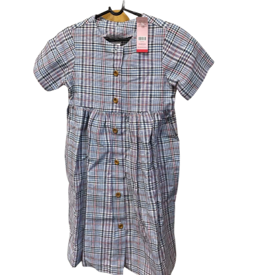 BRAND NEW - {AUS Made VINTAGE} - Ladybird Girls dress - Size 5 - Checked Pattern 