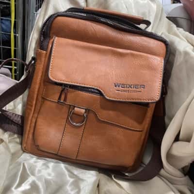Weixier Mens Messenger Bag Brown