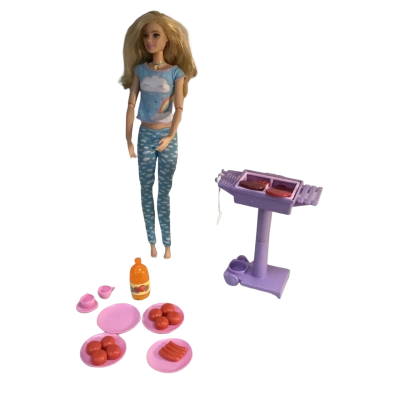 Barbie and BBQ as pictured