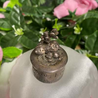 Tooth fairy small vintage silver plated pot