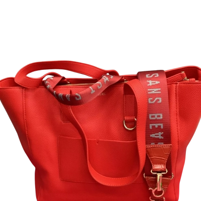 Sans Beast Womens Tote Bag Red 