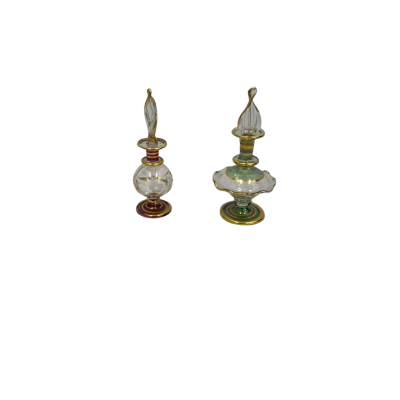 Womens 2 coloured Glass Perfume Bottles 