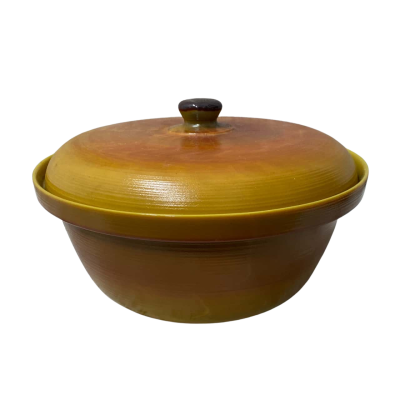 Vintage Arcopal Volcan Casserole Dish