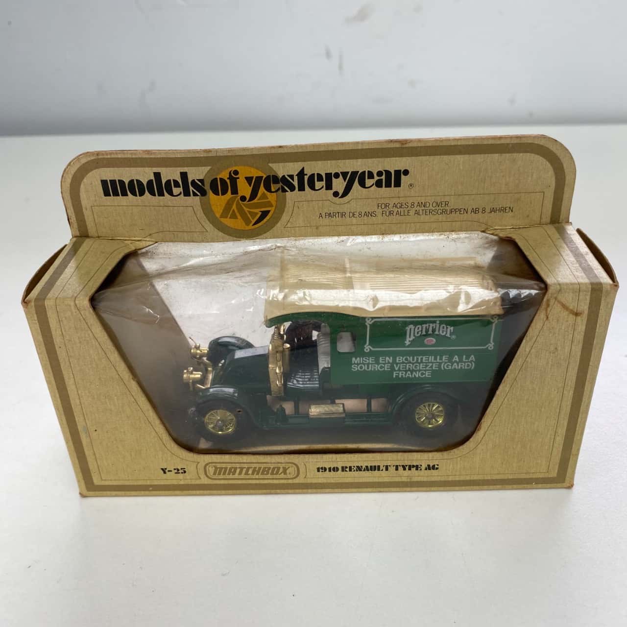Matchbox Y-25 – Ambulance Renault 1910 Verte Miniature En Diecast 10cm