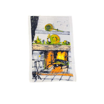 Fireplace Design Tea Towel