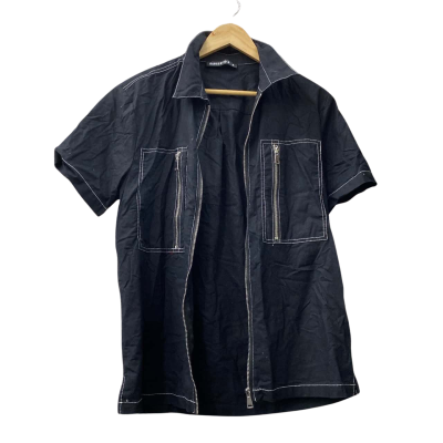 Dangerfield Mens  Size S Short Sleeve Shirt Black  