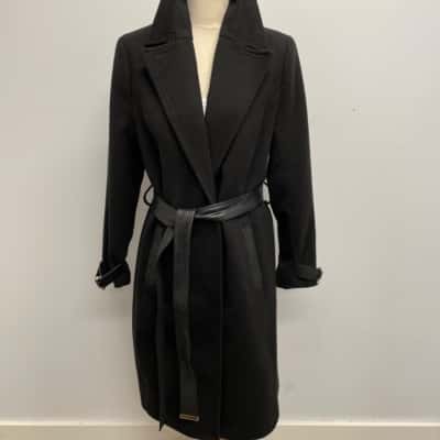 City Chic Women’s Black Winter Coat Size XS /10/12