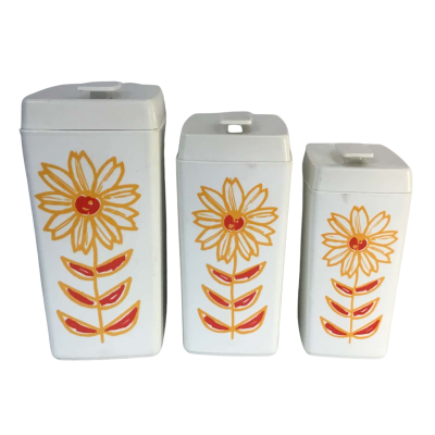 Vintage Nylex Sunflower Design Set as pictured