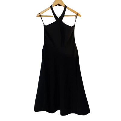 Michael Kors Womens  Size 6 Halter Neck Dress Black  