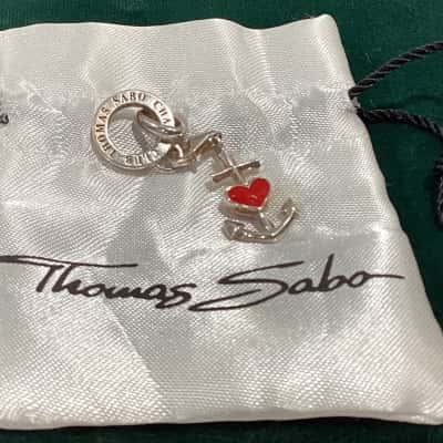 THOMAS SABO charm in Sterling Silver & Red Enamel 