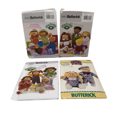 Vintage Cabbage Patch Bundle of 4 Clothes Paper