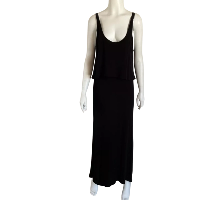Country Road Womens  Size L Cocktail Dress / Maxi Dress / Sleeveless Dress  Black  