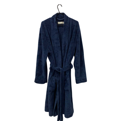 Peter Alexander Mens Size L/XL Navy Blue Dressing Gown 