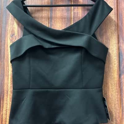 Montique   Size 14 Black  top new 