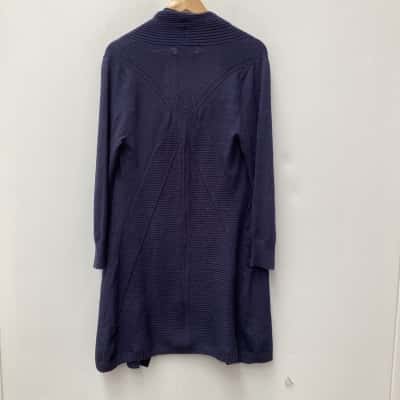 Holmes & Fallon Womens  Size L Cardigan Blue 