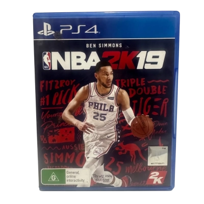 NBA 2k19 PS4 disc 