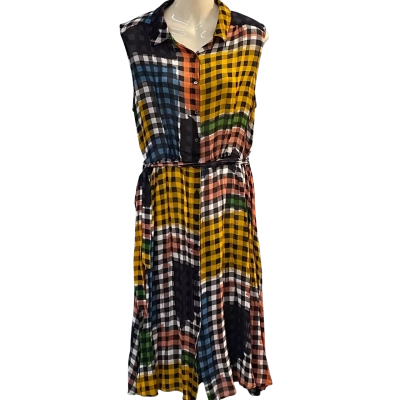 Gorman Womens Size 12 Midi/Sleeveless Dress Multicoloured/Pattern