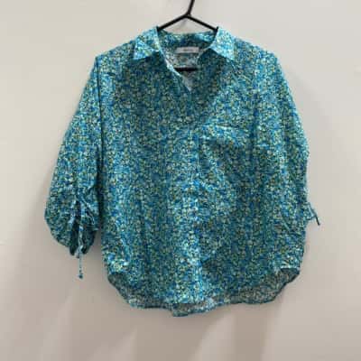 Morrison Womens  Size 1 3/4 Sleeve Shirt Multicoloured 