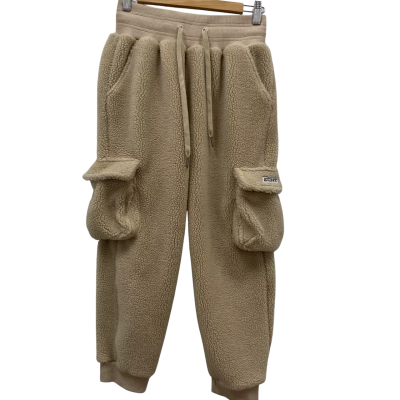 Echt Teen Girls Teddy Bear Track Pants Size S Beige 