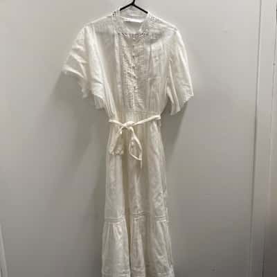 Zoe Kratzmann Womens  Size 3 Midi Dress White 