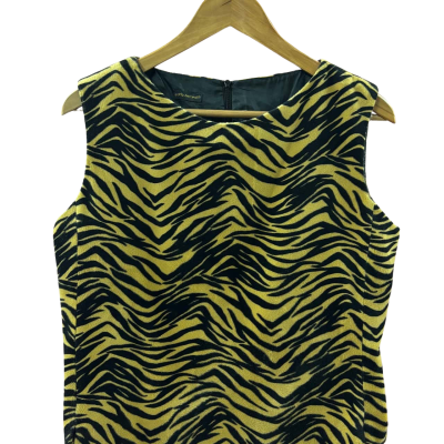 Vintage Carla Zampatti Animal print top - size 10