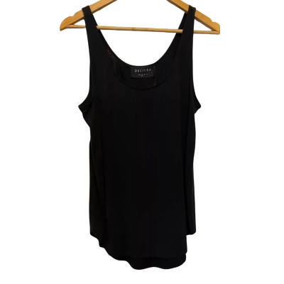 Decjuba Womens  Size S Tank Top Black  