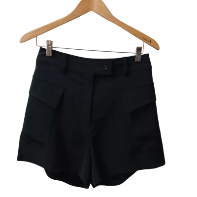 Derma Department Womens  Size 8 Shorts Black  