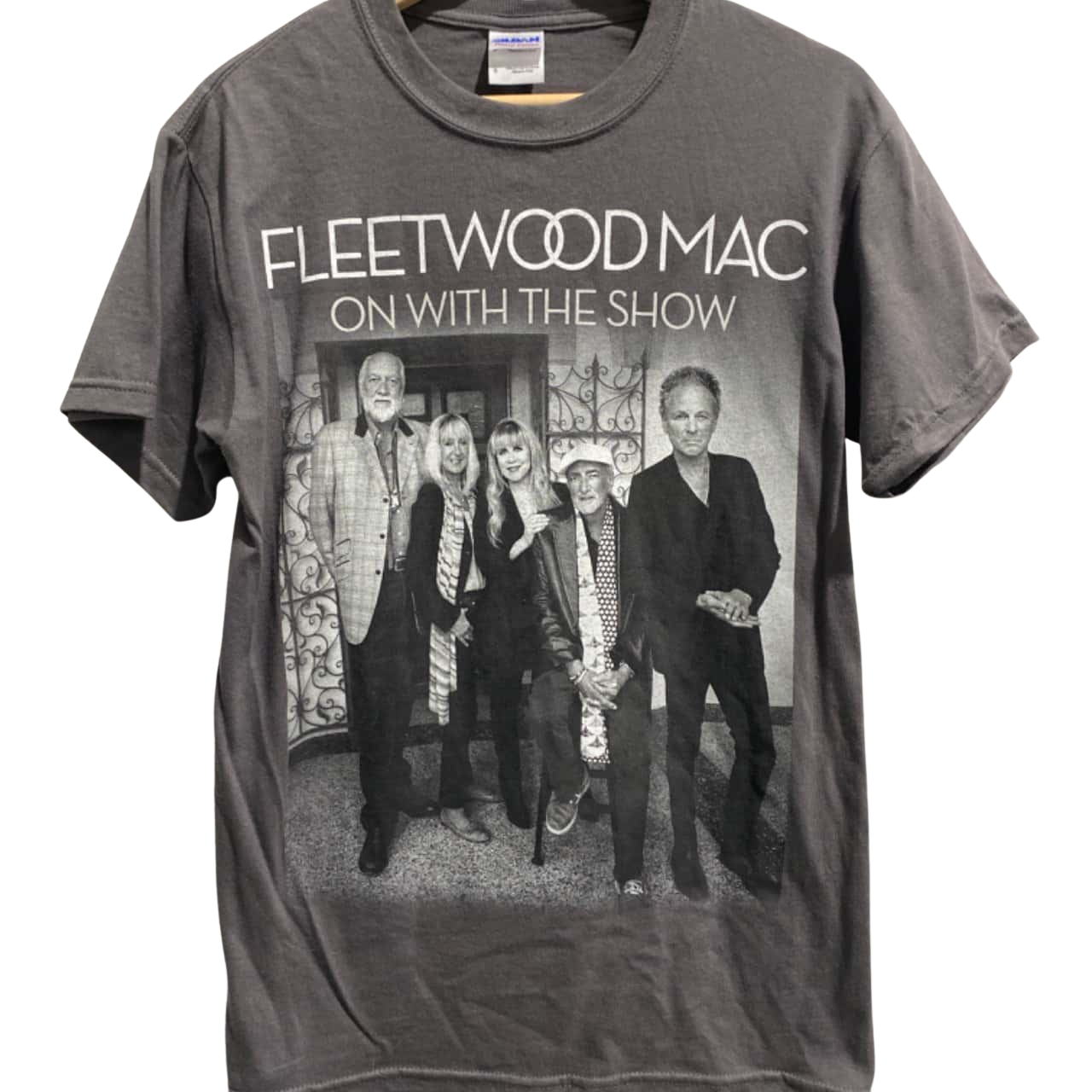 Gildan Fleetwood Mac Band Tee Unisex Size S Grey